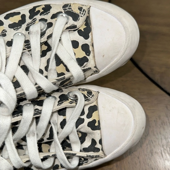 Converse Chuck Taylor All Star Leopard Lugged Platform High Top Canvas Womens 6 - Picture 3 of 12